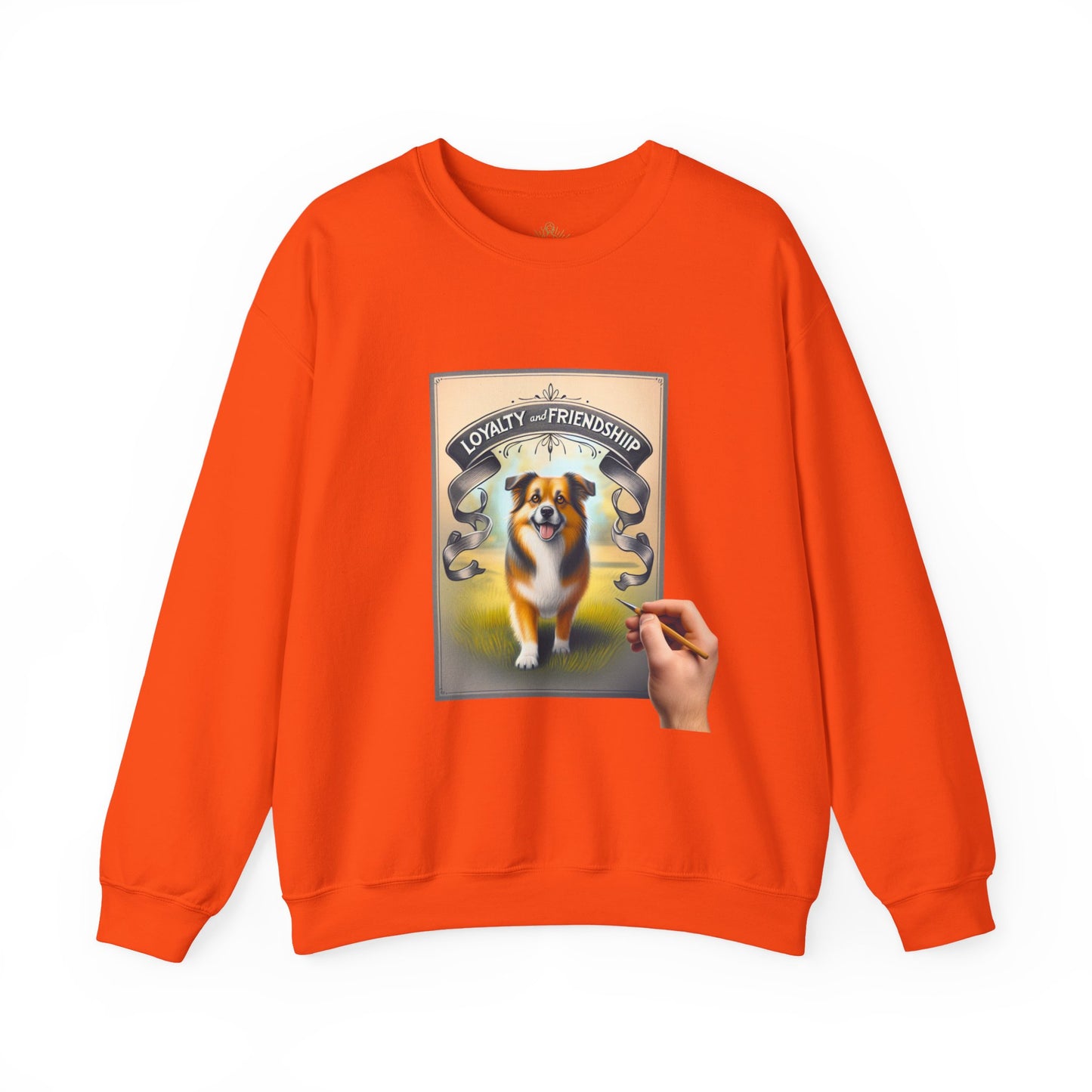 Dog Lover's Crewneck Sweatshirt - Loyalty & Friendship, Cozy Sweatshirt