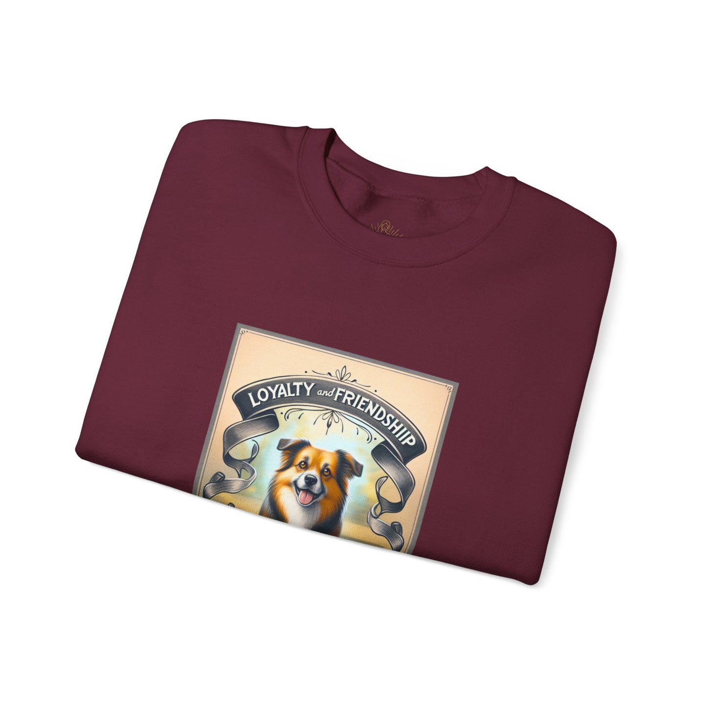 Dog Lover's Crewneck Sweatshirt - Loyalty & Friendship, Cozy Sweatshirt