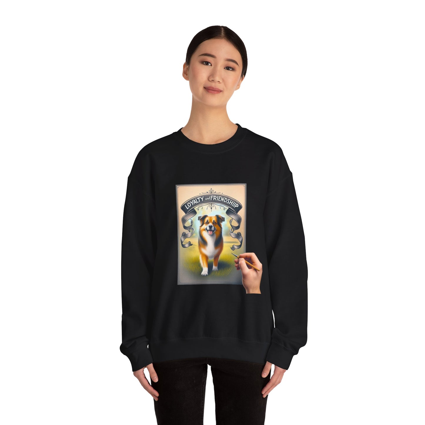Dog Lover's Crewneck Sweatshirt - Loyalty & Friendship, Cozy Sweatshirt