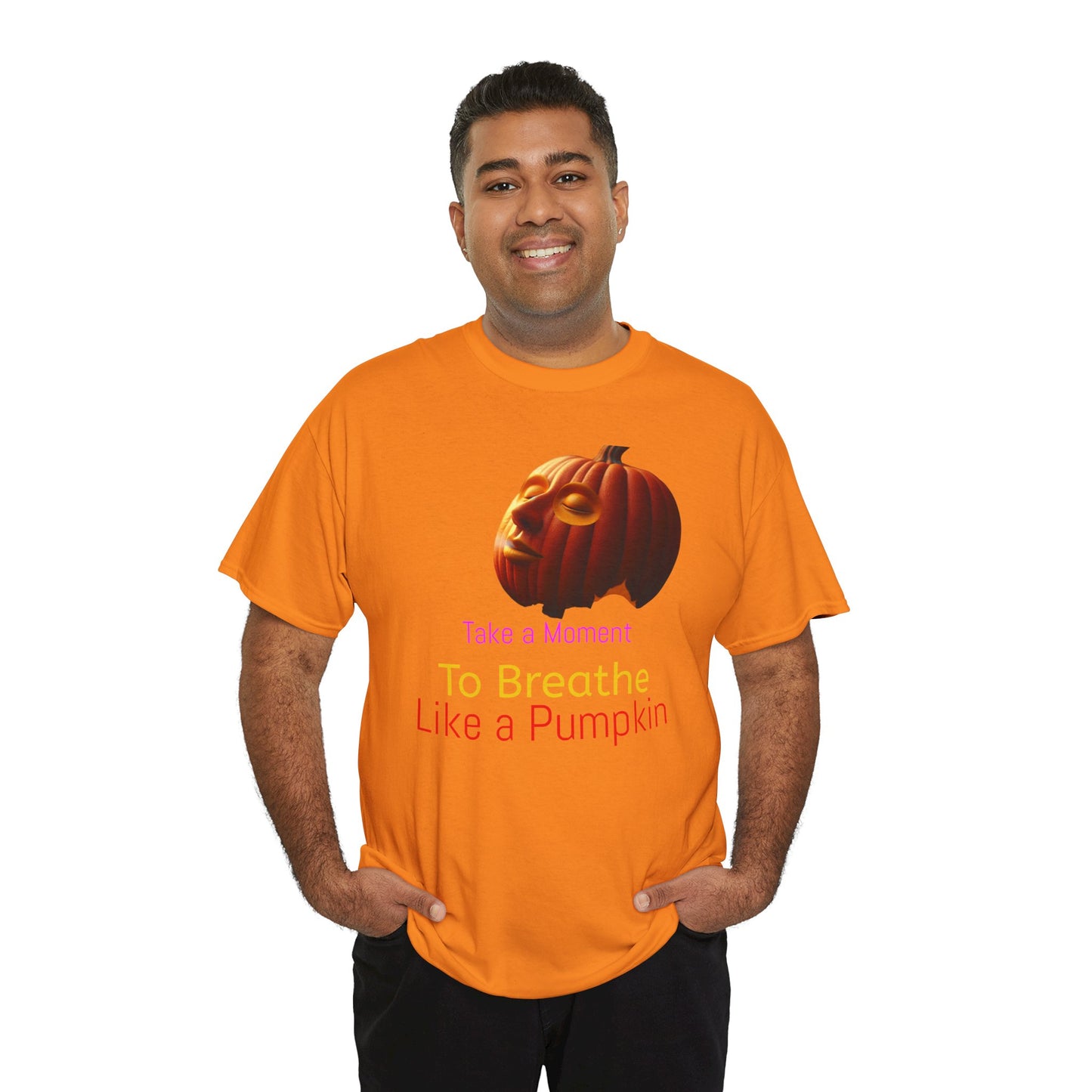 Pumpkin Vibe Tee - Unisex Cotton Shirt