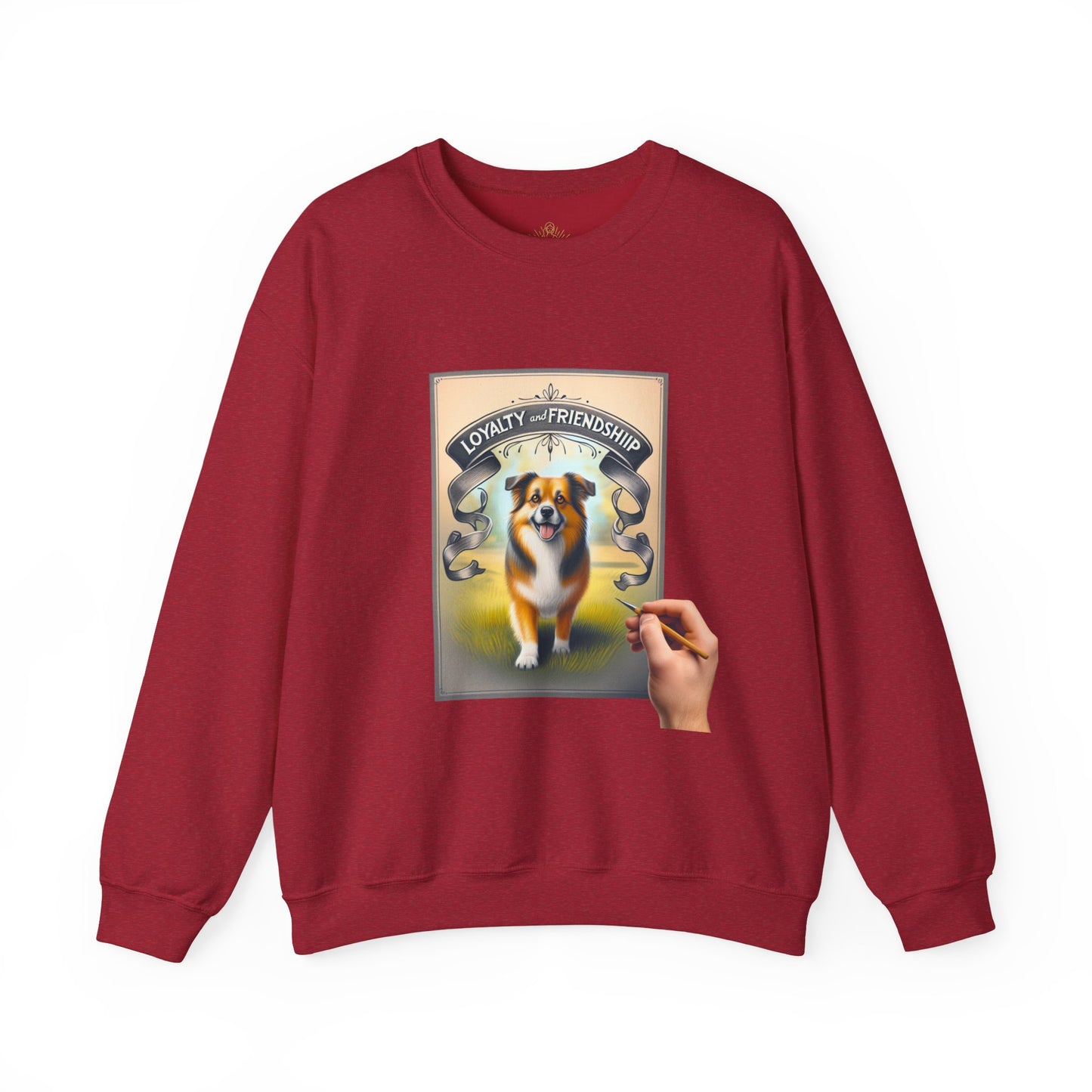 Dog Lover's Crewneck Sweatshirt - Loyalty & Friendship, Cozy Sweatshirt