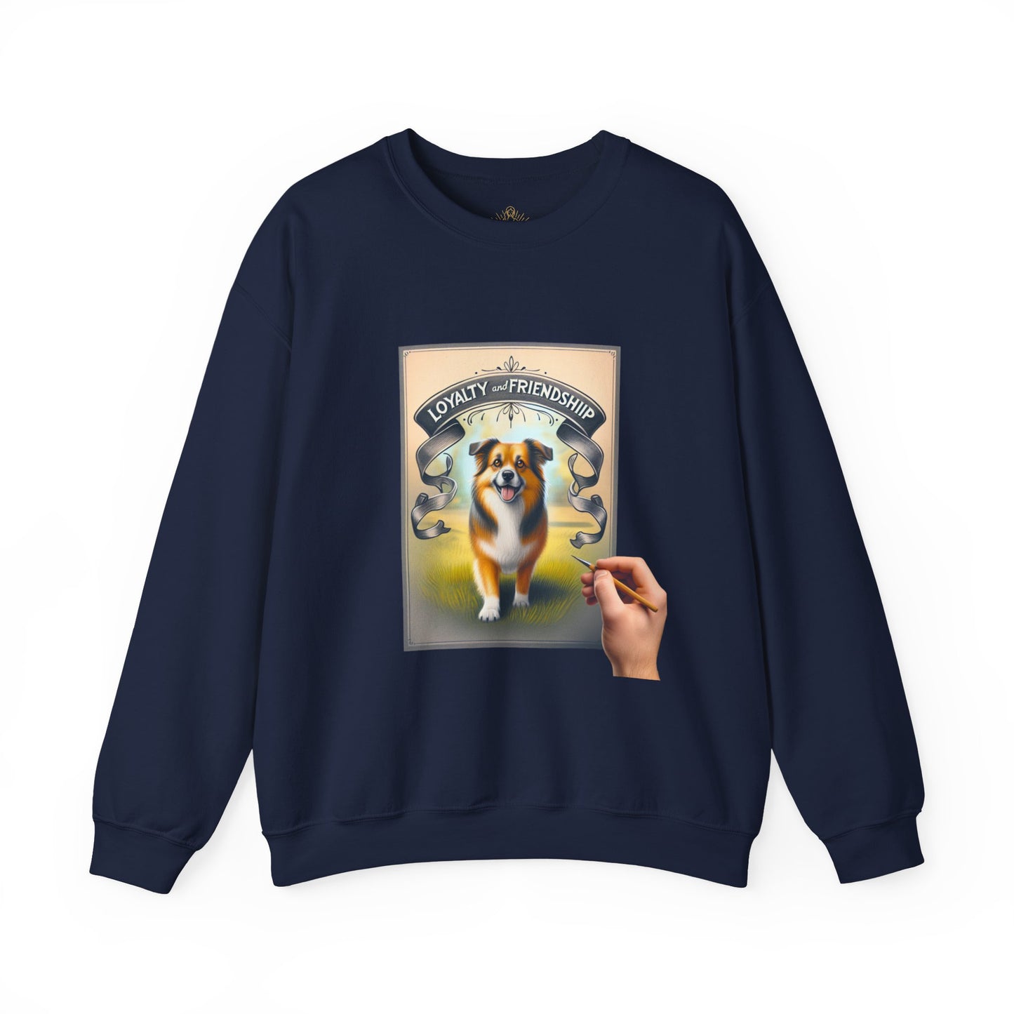 Dog Lover's Crewneck Sweatshirt - Loyalty & Friendship, Cozy Sweatshirt