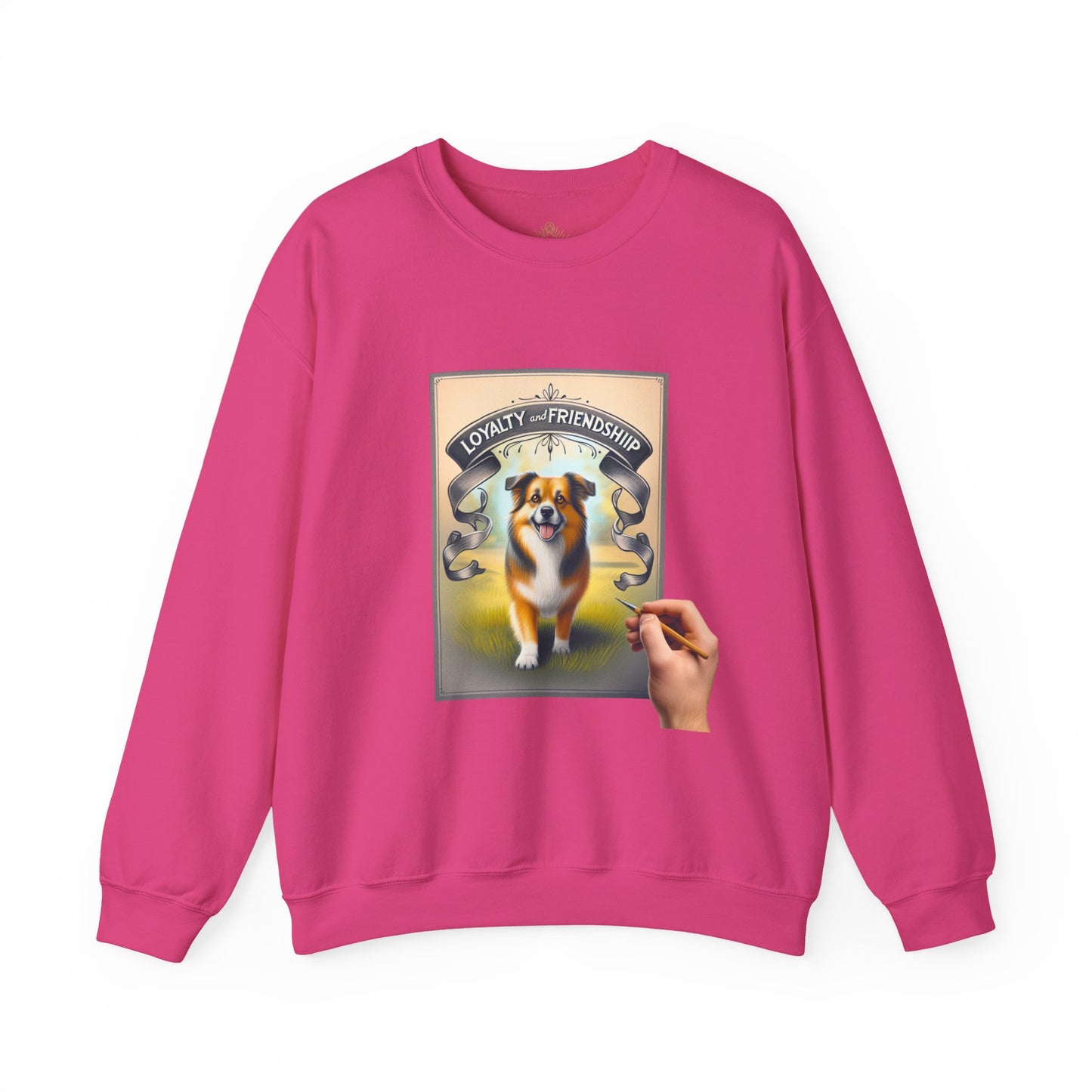 Dog Lover's Crewneck Sweatshirt - Loyalty & Friendship, Cozy Sweatshirt