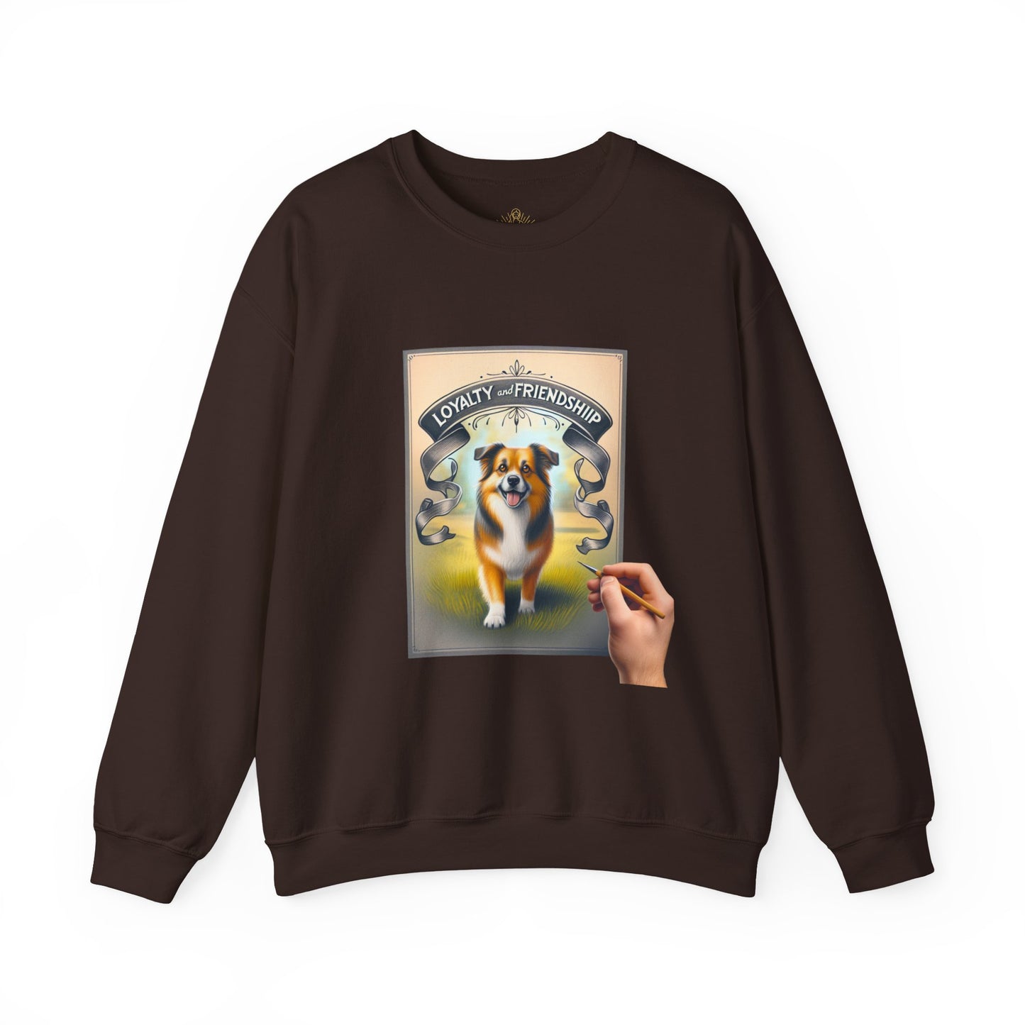 Dog Lover's Crewneck Sweatshirt - Loyalty & Friendship, Cozy Sweatshirt