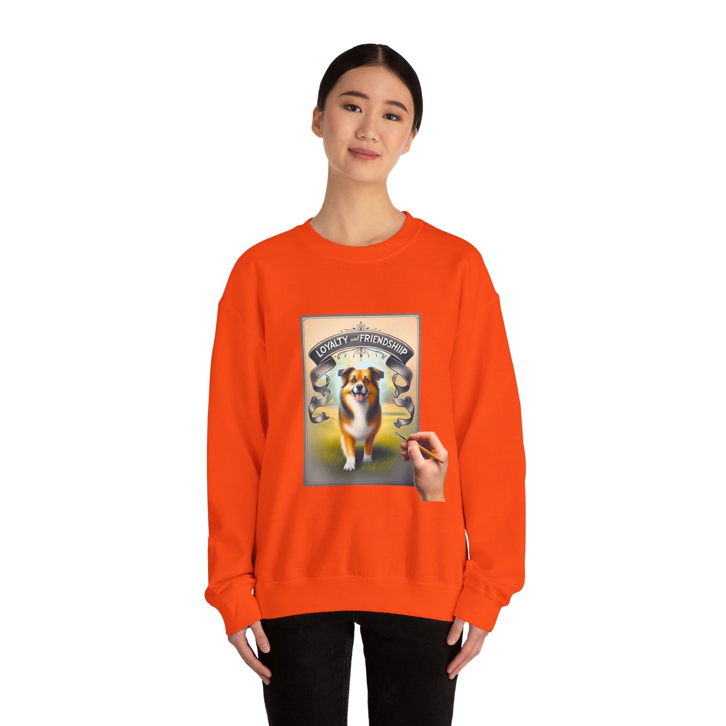 Dog Lover's Crewneck Sweatshirt - Loyalty & Friendship, Cozy Sweatshirt