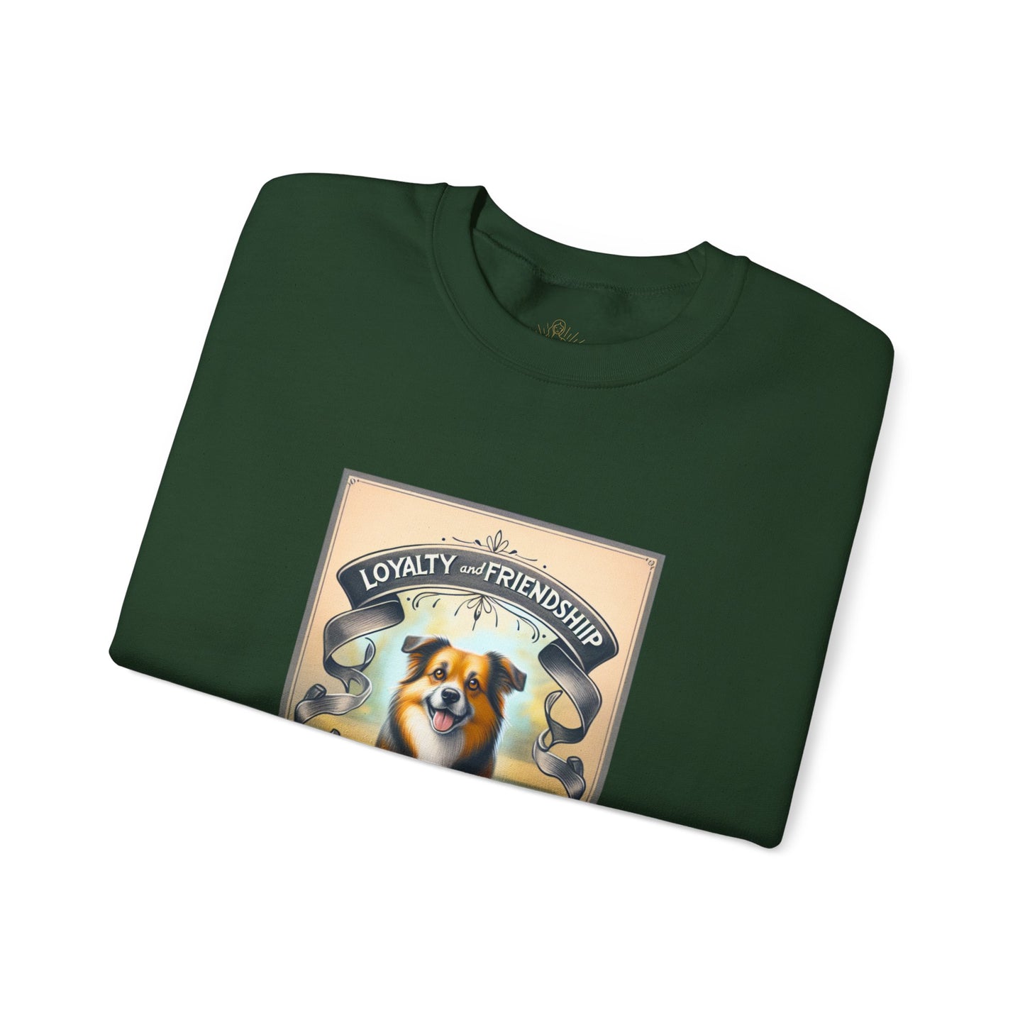 Dog Lover's Crewneck Sweatshirt - Loyalty & Friendship, Cozy Sweatshirt
