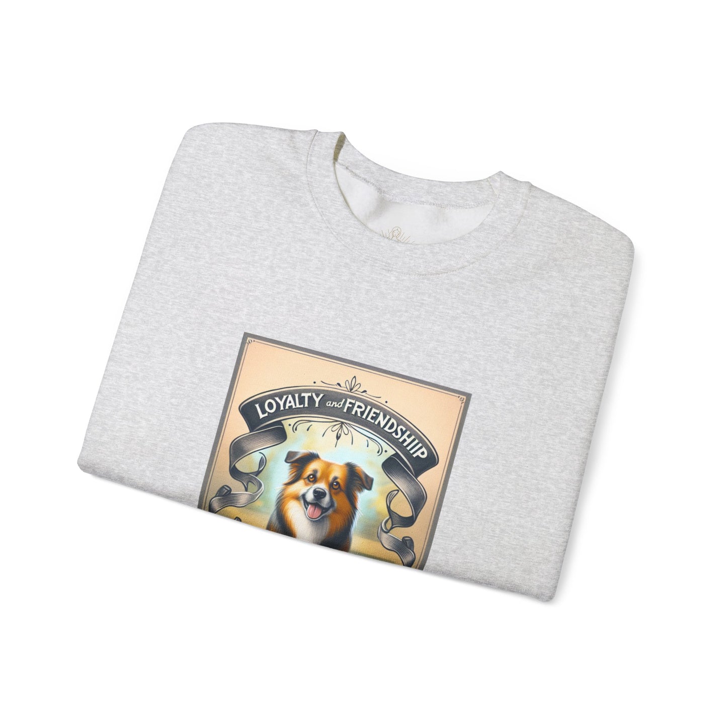 Dog Lover's Crewneck Sweatshirt - Loyalty & Friendship, Cozy Sweatshirt