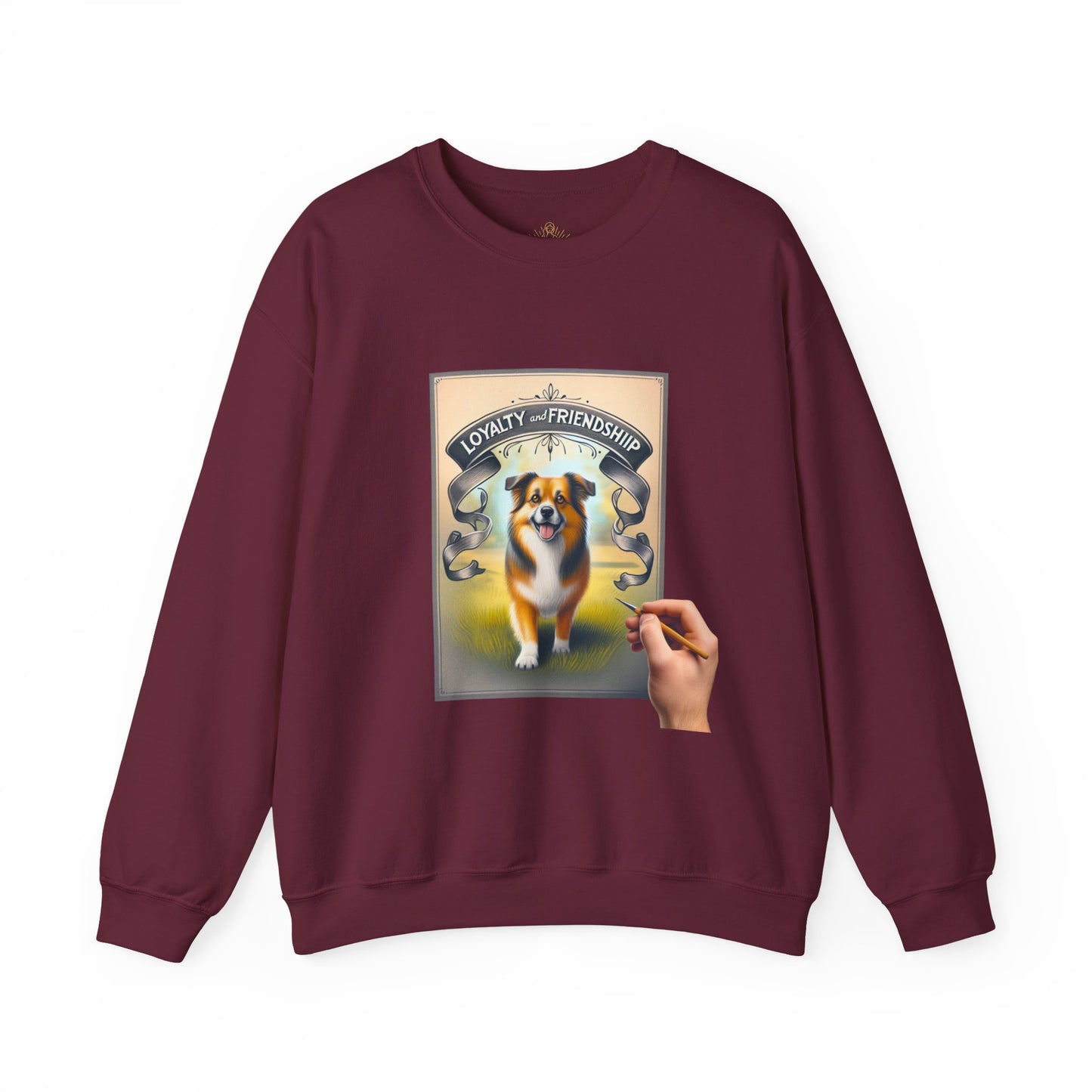 Dog Lover's Crewneck Sweatshirt - Loyalty & Friendship, Cozy Sweatshirt