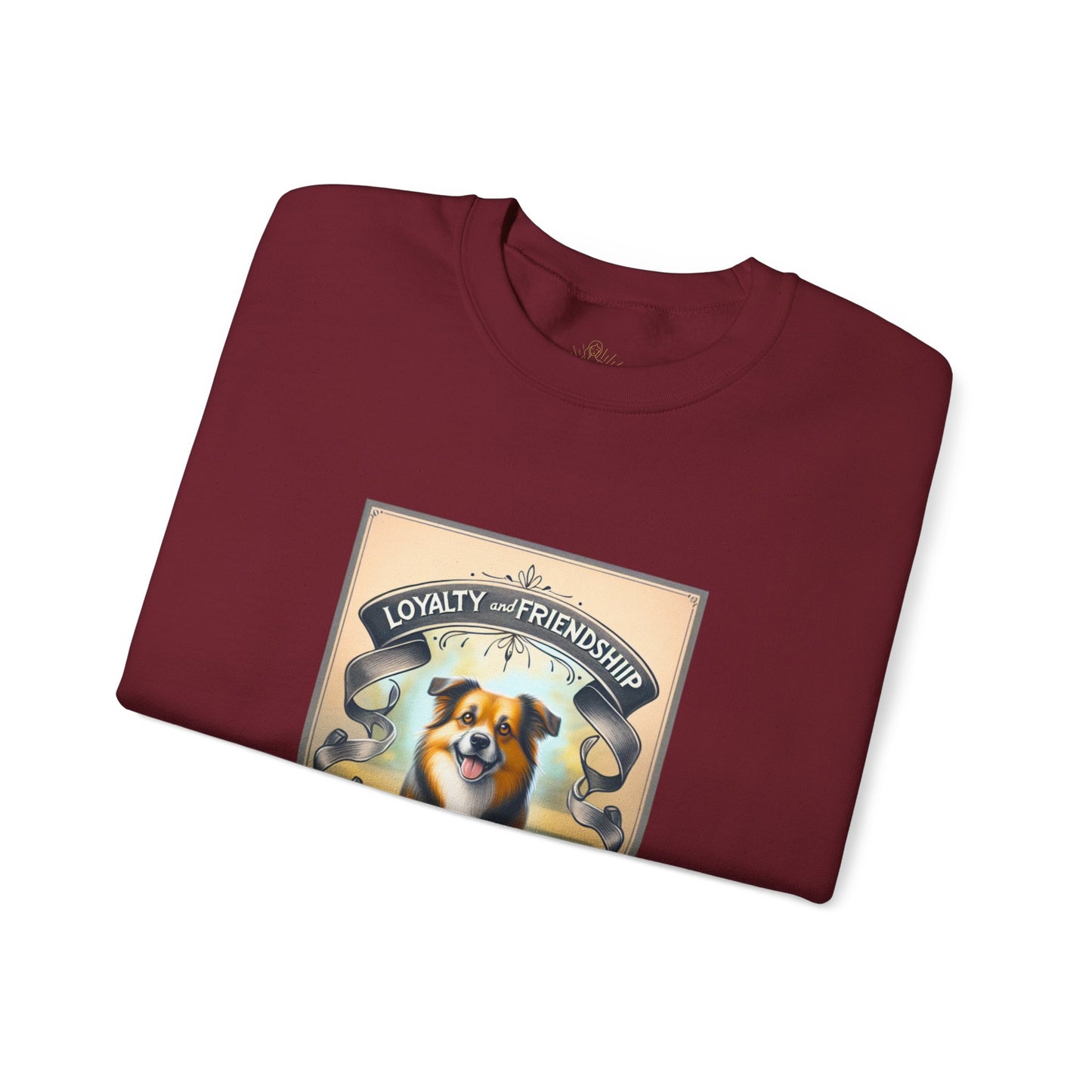 Dog Lover's Crewneck Sweatshirt - Loyalty & Friendship, Cozy Sweatshirt