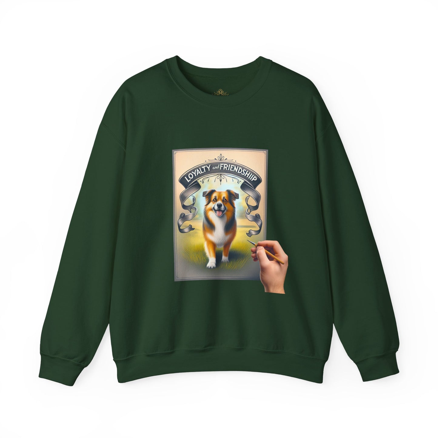 Dog Lover's Crewneck Sweatshirt - Loyalty & Friendship, Cozy Sweatshirt