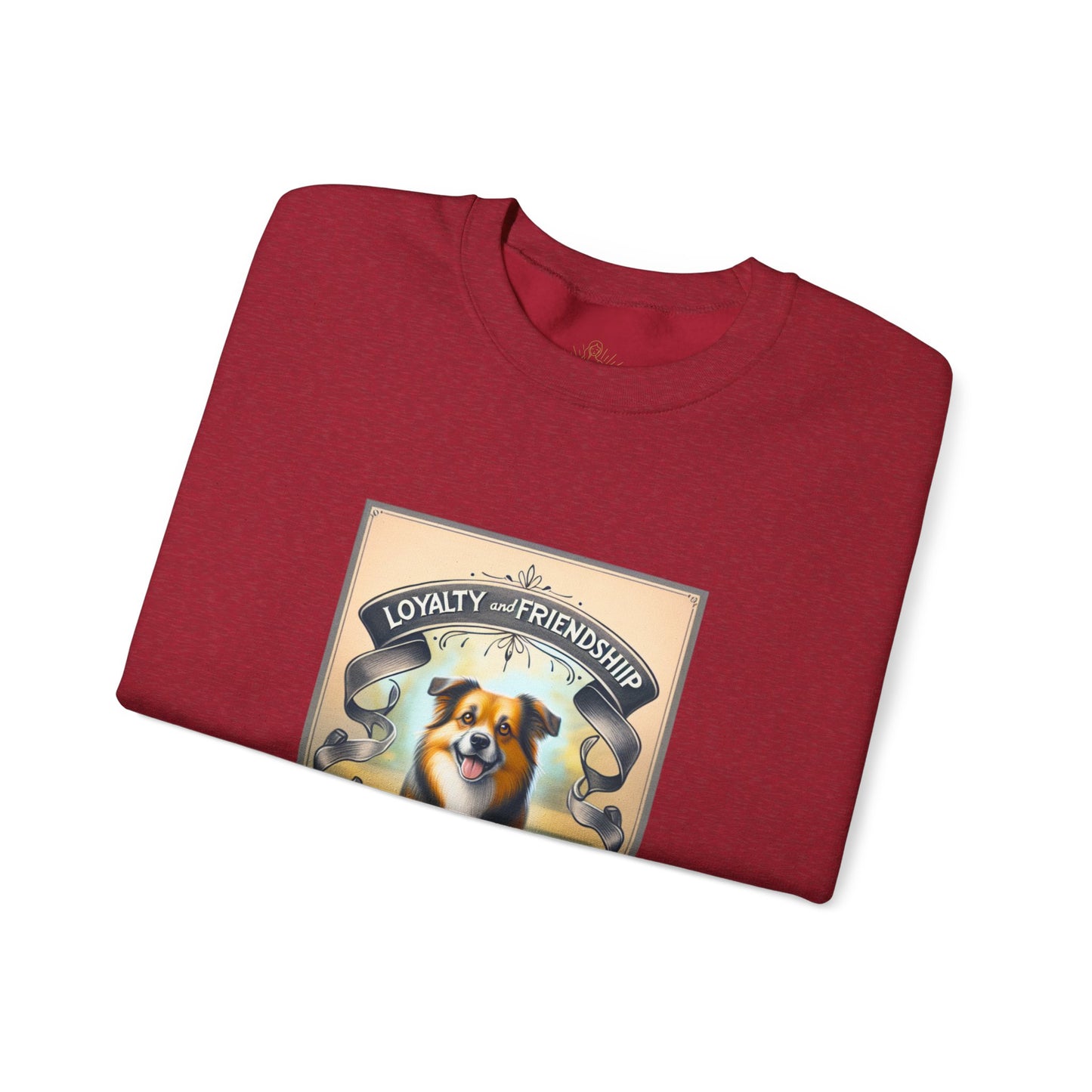 Dog Lover's Crewneck Sweatshirt - Loyalty & Friendship,  Cozy Sweatshirt