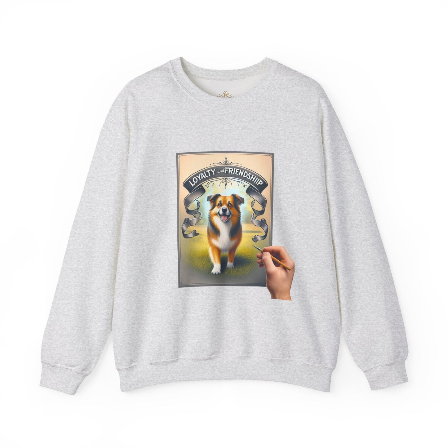 Dog Lover's Crewneck Sweatshirt - Loyalty & Friendship,  Cozy Sweatshirt