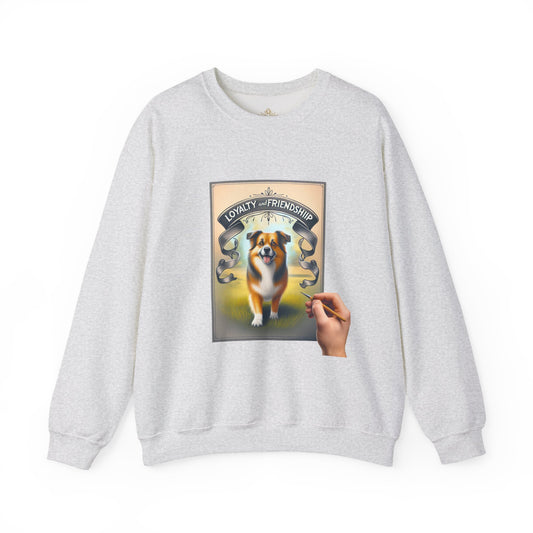 Dog Lover's Crewneck Sweatshirt - Loyalty & Friendship,  Cozy Sweatshirt