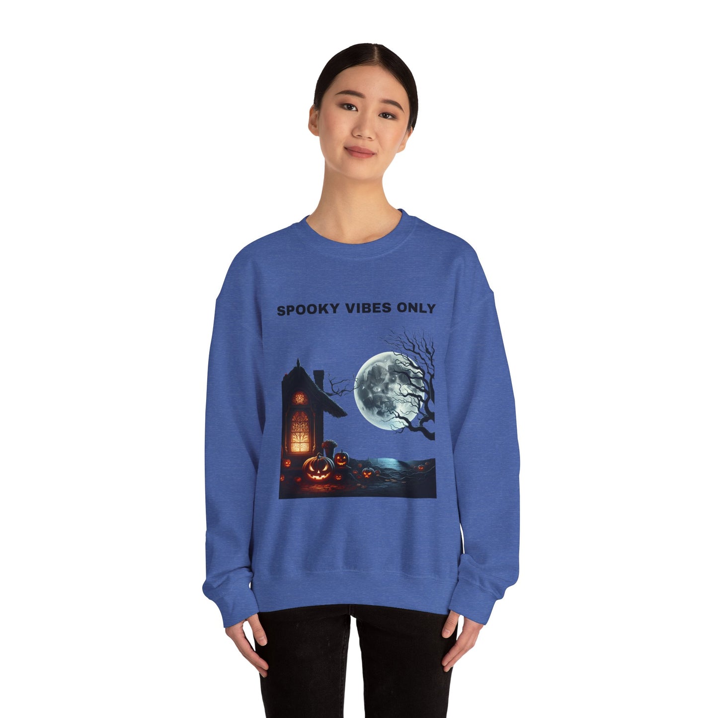Spooky Vibes Only Sweatshirt - Cozy Halloween Wears