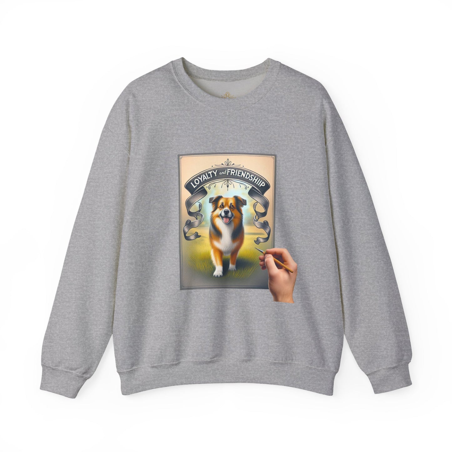 Dog Lover's Crewneck Sweatshirt - Loyalty & Friendship,  Cozy Sweatshirt