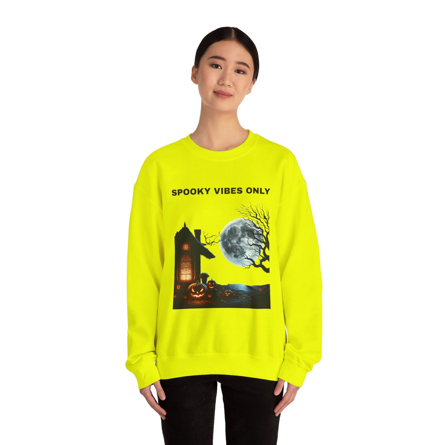 Spooky Vibes Only Sweatshirt - Cozy Halloween Wears