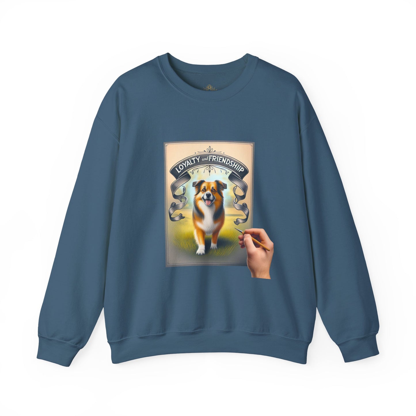 Dog Lover's Crewneck Sweatshirt - Loyalty & Friendship,  Cozy Sweatshirt