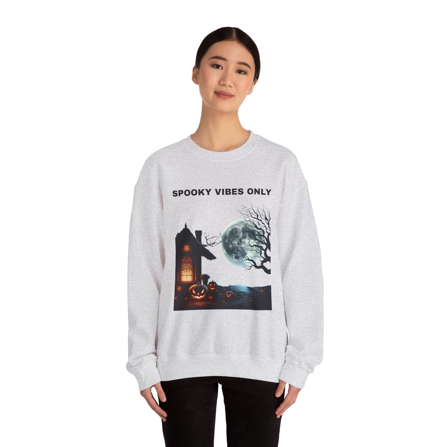 Spooky Vibes Only Sweatshirt - Cozy Halloween Wears