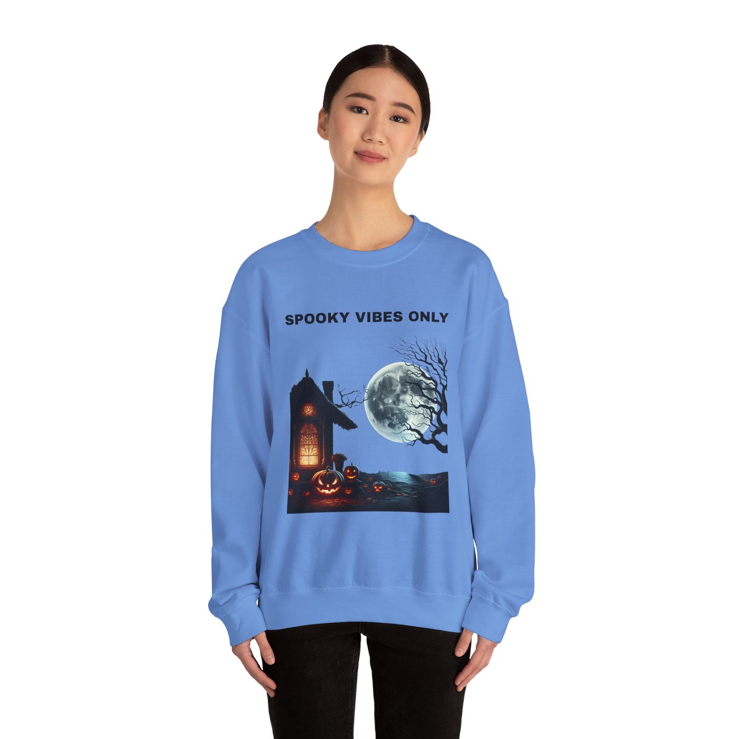 Spooky Vibes Only Sweatshirt - Cozy Halloween Wears