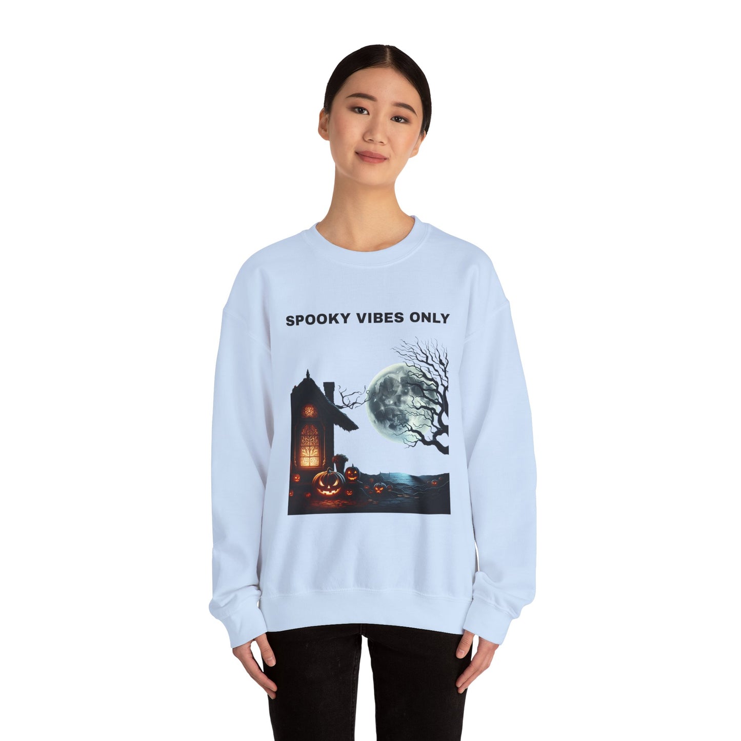 Spooky Vibes Only Sweatshirt - Cozy Halloween Wears