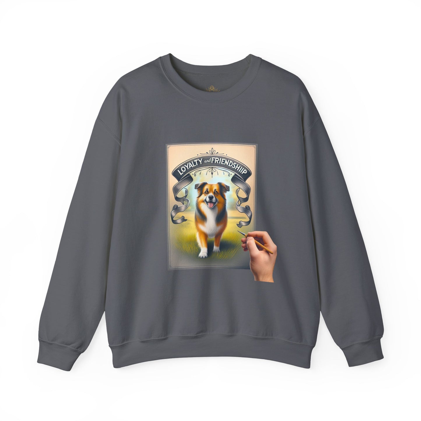Dog Lover's Crewneck Sweatshirt - Loyalty & Friendship,  Cozy Sweatshirt
