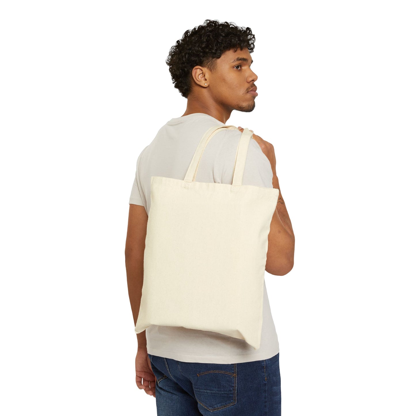 Pursue Everything Cotton Canvas Tote Bag
