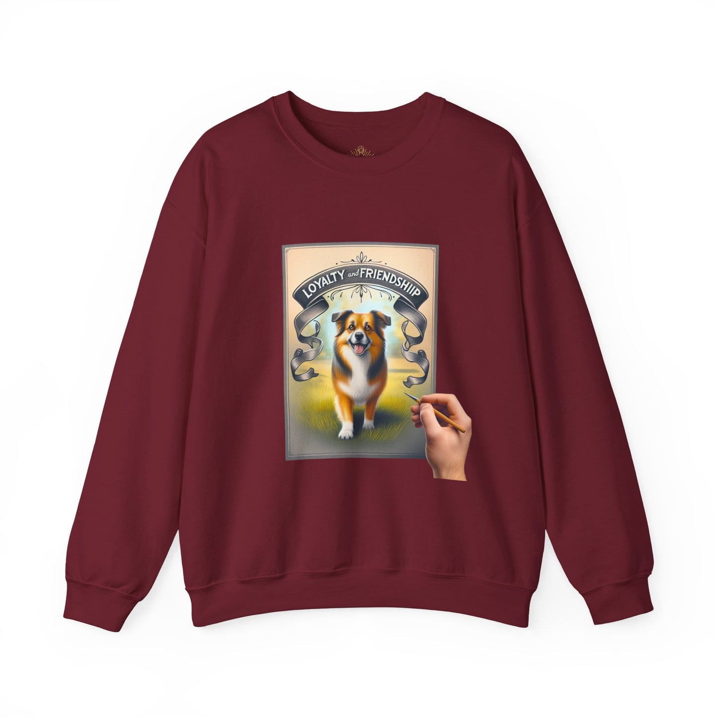 Dog Lover's Crewneck Sweatshirt - Loyalty & Friendship,  Cozy Sweatshirt