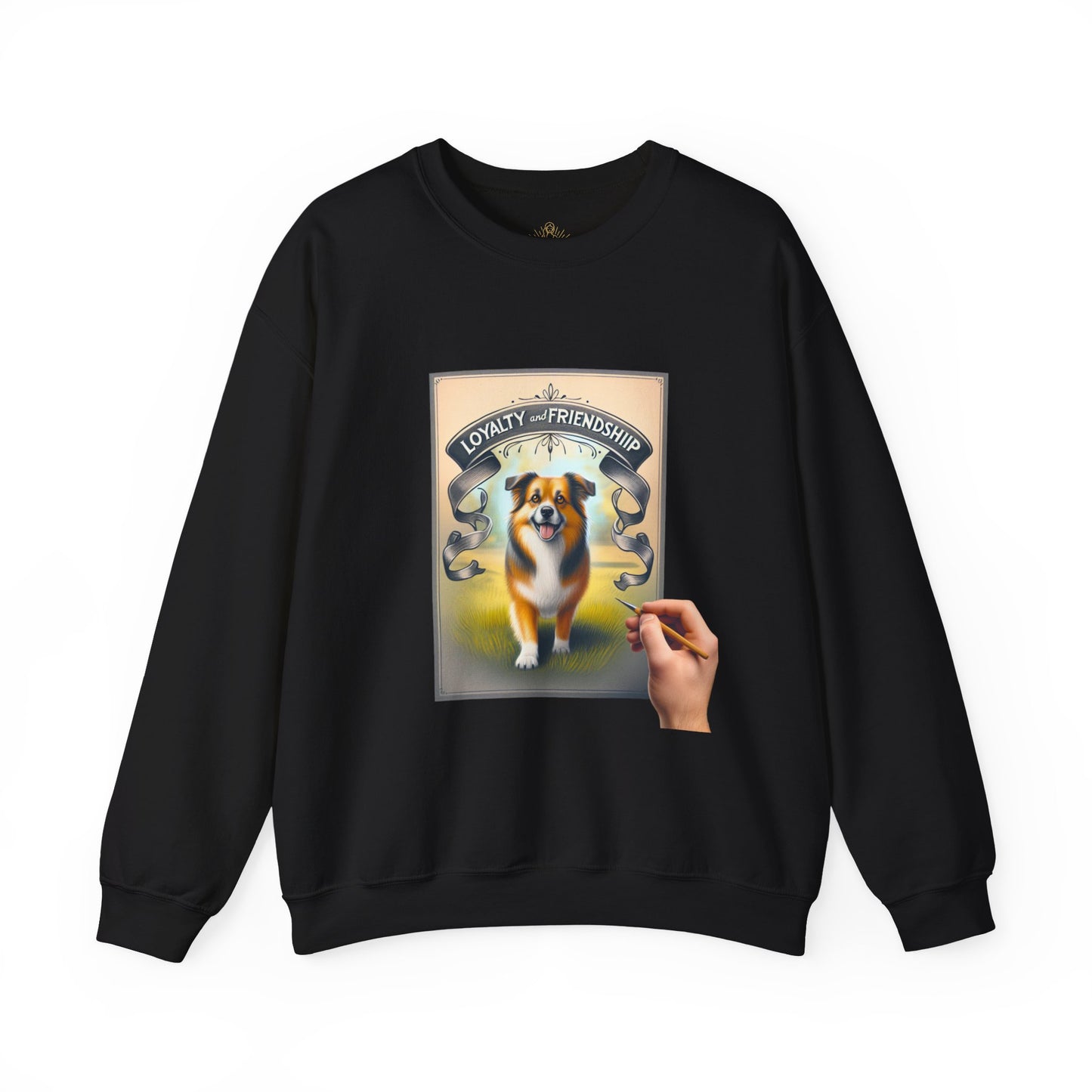 Dog Lover's Crewneck Sweatshirt - Loyalty & Friendship,  Cozy Sweatshirt