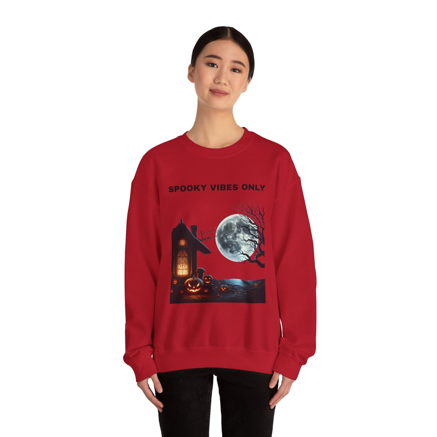 Spooky Vibes Only Sweatshirt - Cozy Halloween Wears