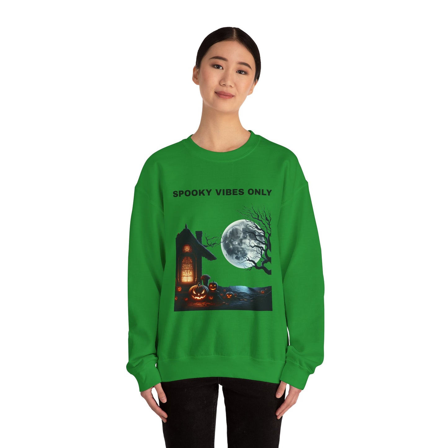 Spooky Vibes Only Sweatshirt - Cozy Halloween Wears